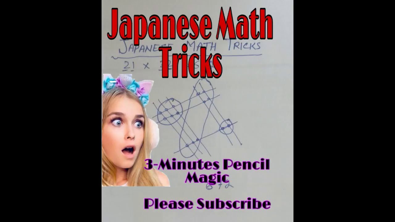 Japanese Amazing Math Tricks - 3 Minutes Pencil Magic - YouTube