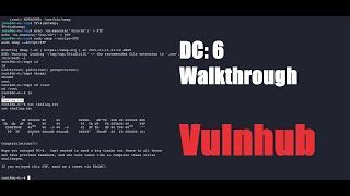 DC: 6 Walkthrough | Vulnhub | CTF