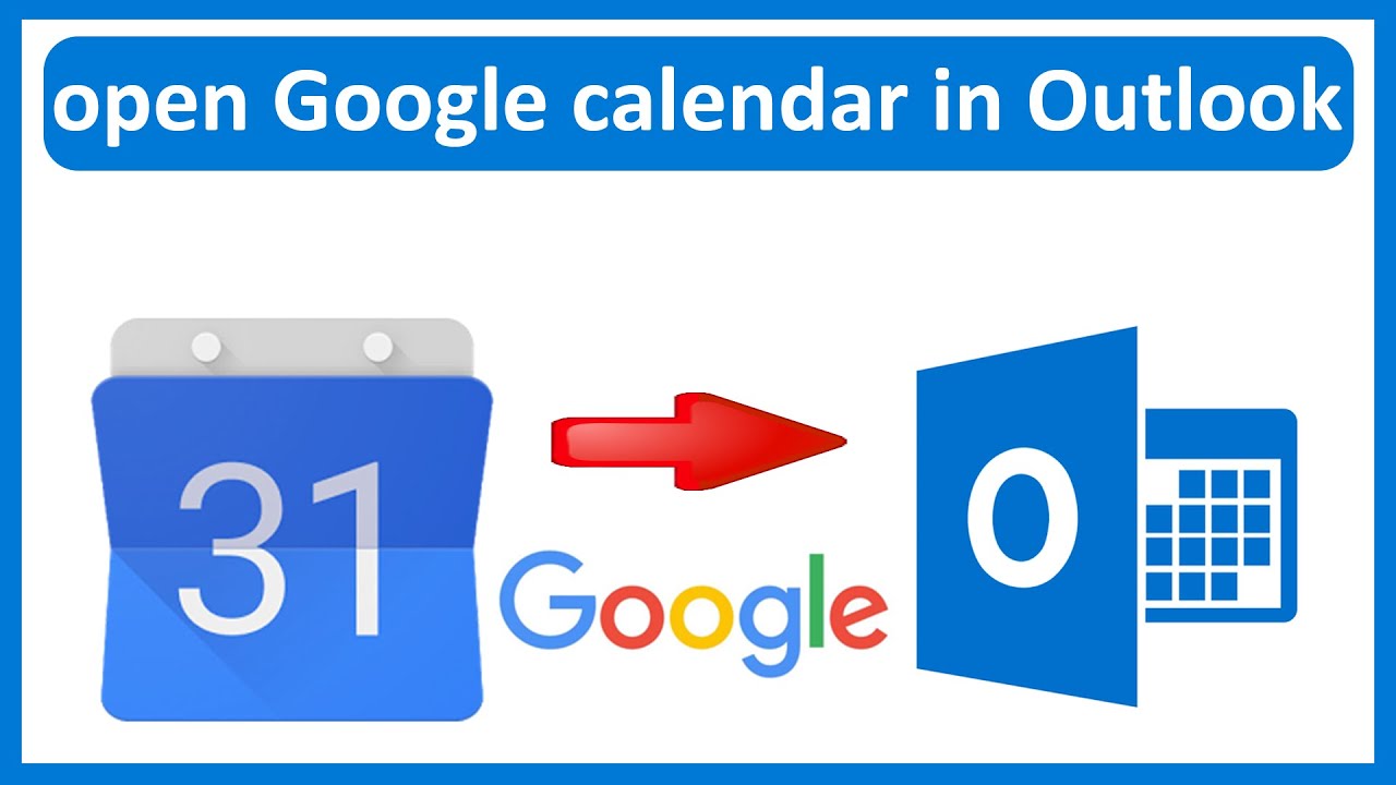 How to see Gmail calendar in Outlook 📅 YouTube