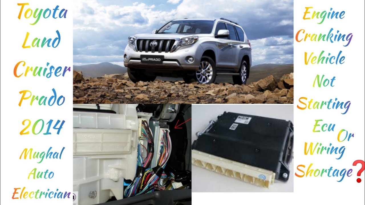 Toyota Prado(Part1)Engine Cranking Vehicle Not Starting ECU Problem Or ...