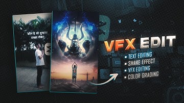 How I Edited this VFX reels editing in Capcut | Mahadev Reels Editing | Edit with bk
