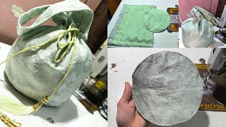 Potli Bag/Batoni kese banaae || Potli bag making/ Potli bag kese banaae /Potli bag cutting Stitching