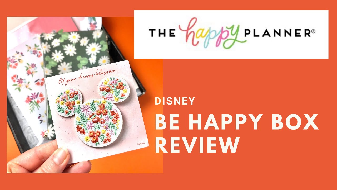 Disney Be Happy Box by The Happy Planner unboxing video