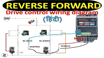 Delta VFD Run Forward and Reverse Directions Through DVP 14ss2 PLC, And VFD parameter Settings.
