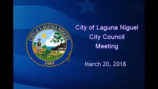 City Council Meeting: March 20, 2018
