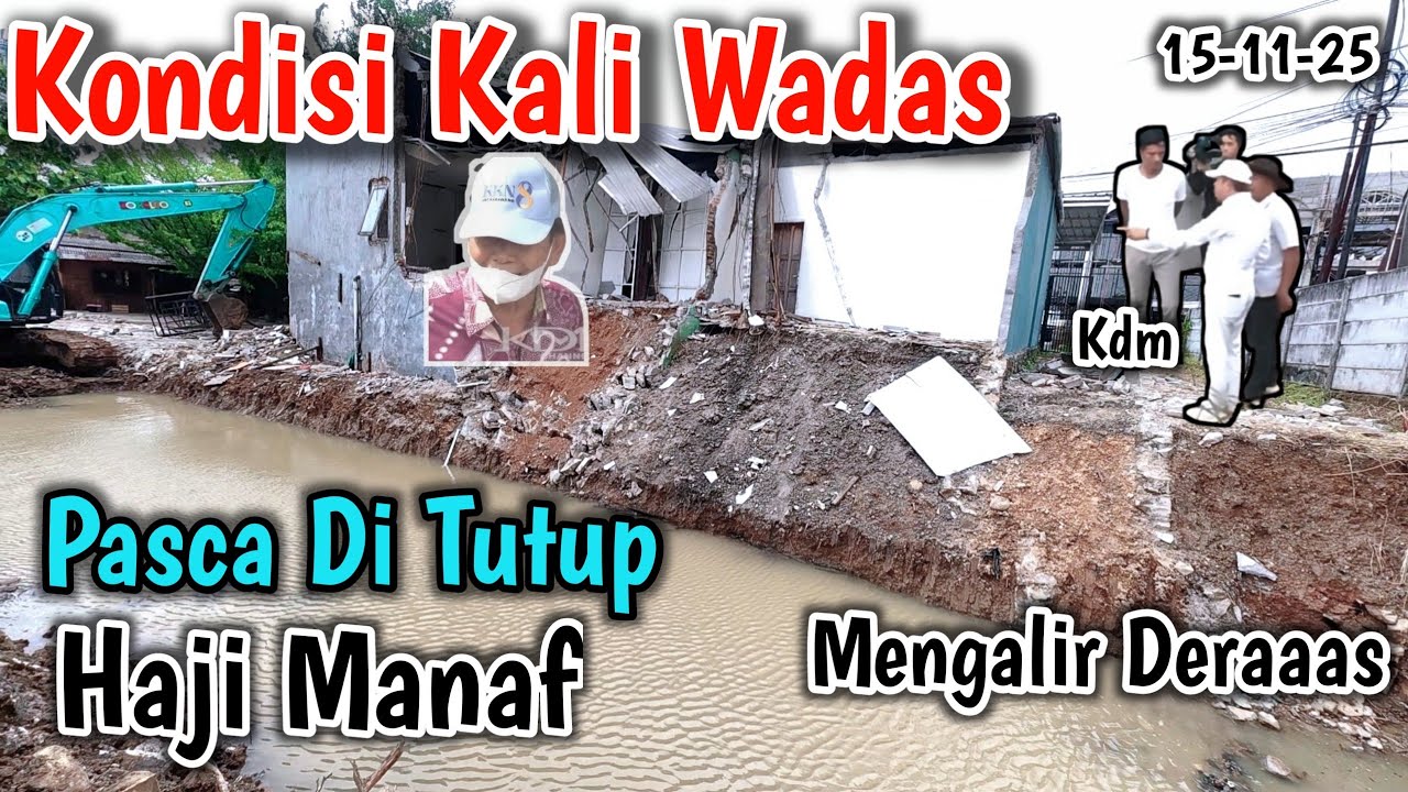 Kondisi Kali Wadas Yg Kemarin di Matiin H MANAF || Skrg Bisa mengalir deras #Berkahkdm