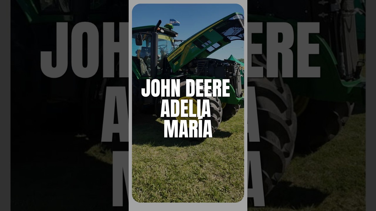 🚜 Sala John Deere desembarcó en Adelia María con tractores para todos los segmentos
