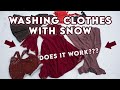 Medieval Snow Washing || The Historically Accurate Way To Wash Your Wool Clothes