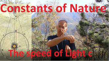Constants of Nature: The Speed of Light c