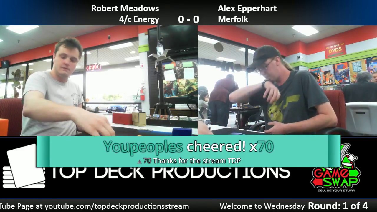 Standard w/ Commentary 10/4/17: Robert Meadows (4-Color Energy) vs. Alex Epperhart (G/U Merfolk)