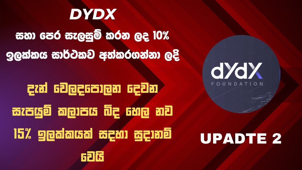 DYDX Next Target | DYDX SOL Price Prediction 2 | Crypo update by Fxhiru