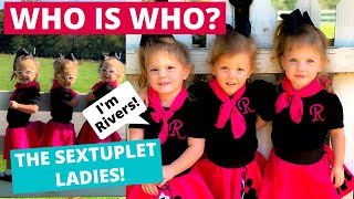 HOW TO TELL SEXTUPLET GIRLS APART // All Things RIVERS!