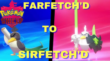 How to evolve GALARIAN Farfetch