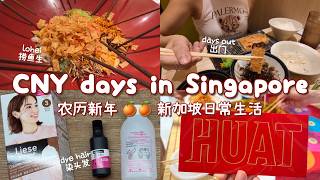 singapore diaries 🇸🇬 CNY days + productive day at home ♡ 农历新年 🍊🍊 新加坡日常生活