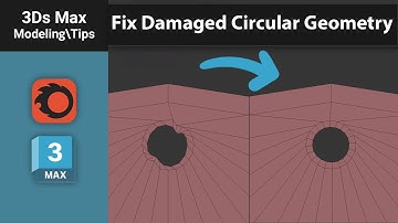 Fix Damaged Circular Geometry in 3ds Max Using GeoPoly