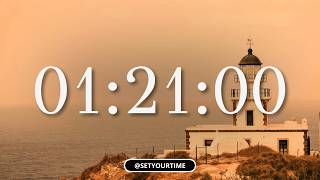 1 Hour 21 Minute Countdown Timer 🇬🇷 | 81 Min Focus Timer for Study & Work (Relaxing Music)
