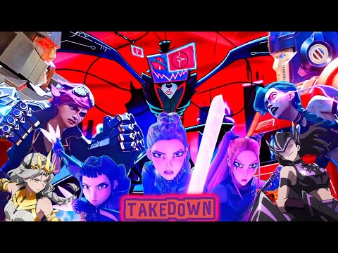 "TAKEDOWN" Multi-Fandom Video • KPop Demon Hunters AMV