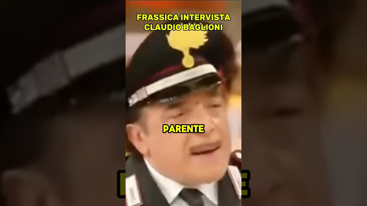 NINO FRASSICA INTERVISTA BAGLIONI 🤣