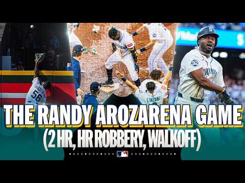 Randy Arozarena has a GAME FOR THE AGES! 😱 (2 home runs, HR robbery AND a WALKOFF! 🤯)