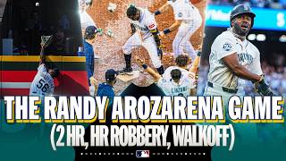 Randy Arozarena has a GAME FOR THE AGES! 😱 (2 home runs, HR robbery AND a WALKOFF! 🤯)