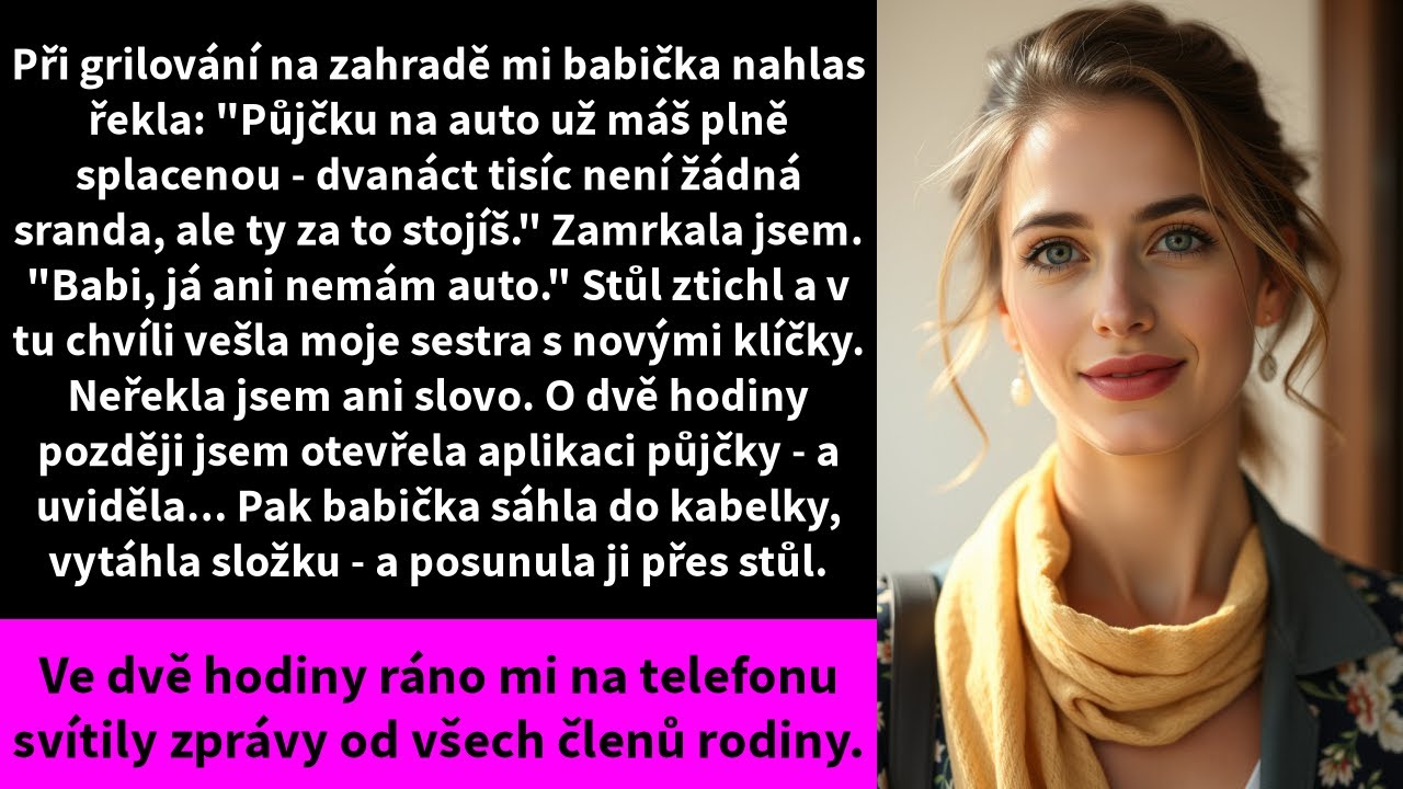 Při grilování na zahradě mi babička nahlas řekla: 