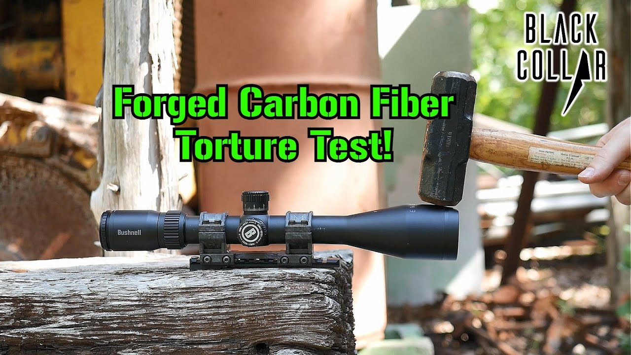 Carbon Fiber Scope Mount Torture Test Black Collar Arms YouTube