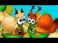 УЛИТКА БОБ 3 - Белочка и Козочка #16 Snail Bob с Кидом. Мультик игра на пурумчата