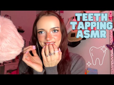Repetitive Teeth Tapping ASMR | Who Said Teeth Tapping??🤍🦷(CRISP High Sensitivity Sounds!) - YouTube