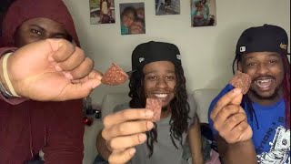 We almost died!!!! One chip challenge!!!!( with @10KSteppa & @BigFolks29)