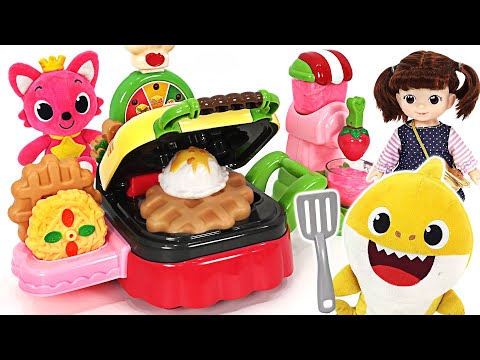 Baby shark, Kongsuni Waffle <strong>Maker</strong> <strong>Play</strong> | PinkyPopTOY