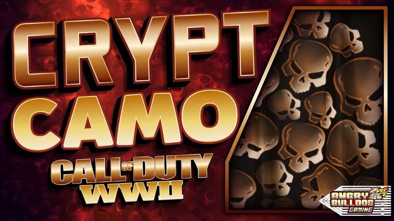 COD-WWll CRYPT CAMO TUTORIAL│ PAINTJOBS │1080P best cod emblem tutorials