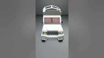 Prisma3d: rendering of new BOLERO pickup truck || car animation in prisma3d || #prisma3dtoturial