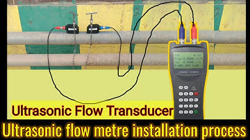 PORTABLE ULTRASONIC FLOW METER INSTALLATION | HOW TO UPDATE SETTING IN METER