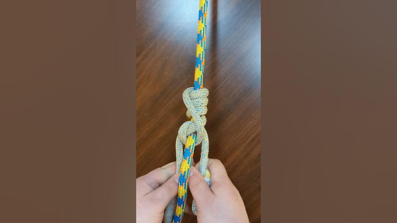 How To Tie the CORNELL Friction Hitch Using An Eye to Eye Prusik (Hitch