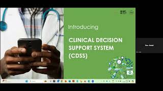 Webinar on AIIMS Clinical Decision Support System (CDSS) Supported by NHA