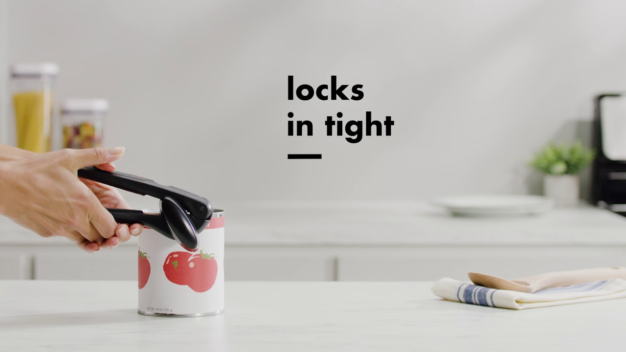 OXO SoftWorks SnapLock Can Opener YouTube