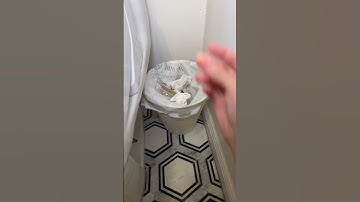 No More Embarrassing Trash Cans!  #homedecor