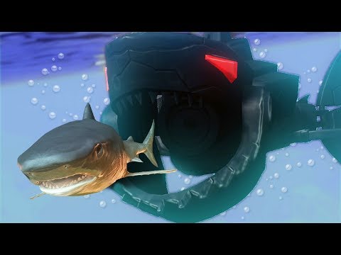 Видео: ЧЕРНАЯ АКУЛА РОБОТ, ЛУЧШАЯ АКУЛА В ИГРЕ! | Feed and Grow Fish