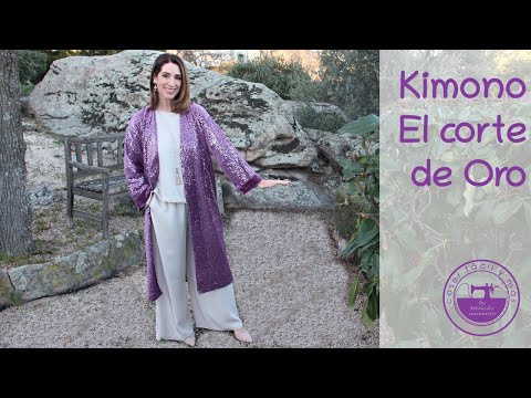 Kimono a medida con El corte de oro