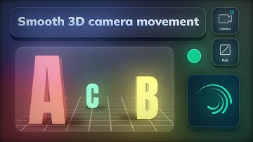 Quick Tutorial: Smooth 3D camera in Alight motion!
