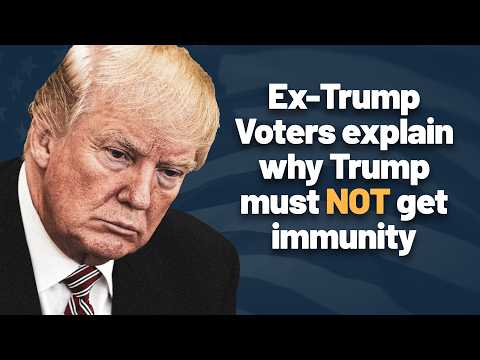 Ex-Trump Voters Slam "Presidential Immunity"