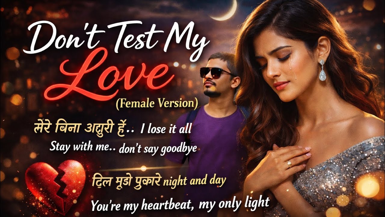 Don’t Test My Love (Female Version) | Sad Romantic Song | Hindi + English Mix