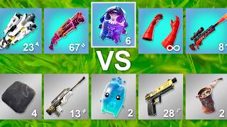 Fortnite But Everyone has EXOTIC vs COMMON ITEMS!