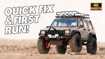 Jeep Cherokee custom full metal scx10 ii based crawler!