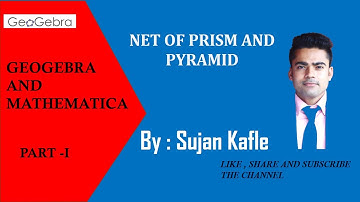 Net of prism or Pyramid In Geogebra // Sujan Kafle