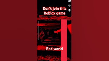 Roblox red world Roblox myth