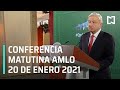 Conferencia matutina AMLO / 20 de enero 2021