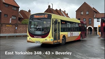 East Yorkshire 348 Volvo B7RLE (ZF/€3) YX56FHR - Final Survivor! 