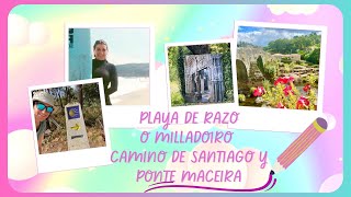 ✅Que VER y HACER en GALICIA: Playa de Razo, OMILLADOIRO, Camino de SANTIAGO y Ponte MACEIRA ➡️Día 2.