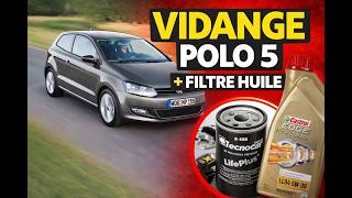 Vidange Volkswagen Polo 5 TDI : huile + filtre à huile (tutoriel complet)